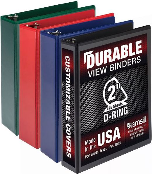 BINDER DRBL5 1.5 BASIC ASST | Samsill | South Florida State College